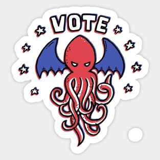 Vote Cthulhu Sticker